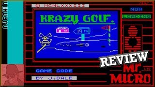 Crazy Golf / Krazy Golf - on the ZX Spectrum 48K !! with Commentary