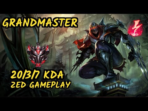 S04 Sertuss (ZED) vs TALIYAH - 20/3/7 KDA MID GAMEPLAY - EUW Ranked GRANDMASTER v9.6