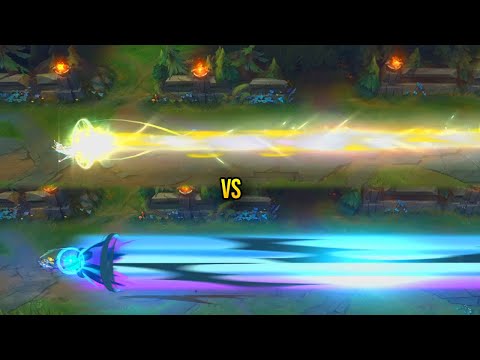 Soul Fighter Lux vs Elementalist Lux Skin Comparison - League of Legends