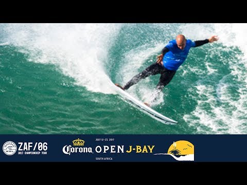 Kelly Slater's 9.10 Double Barrel in Round One - Corona Open J-Bay 2017 Highlights
