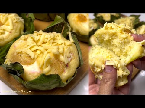 BAKED CHEESE BIBINGKA (Rice Cake) Recipe | Filipino Native Delicacy
