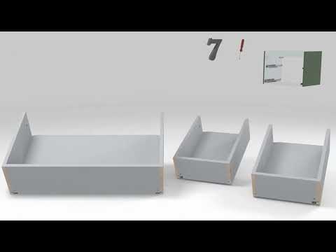 Миниатюра изображения товара Тумба с умывальником Lauter Melisa 60 + Alton 61 (кашемир п/мат, три ручки в комплекте)