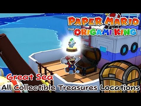 All The Great Sea Collectible Treasures Locations in Paper Mario The Origami King