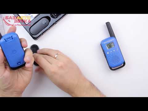 Рация Motorola Talkabout T42 Twin Pack синий - Видео