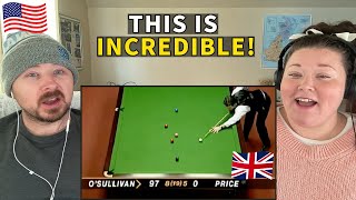 Americans React to Ronnie O'Sullivan - Fastest 147 in Snooker History