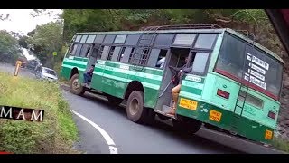 preview picture of video 'TNSTC THALAVADI TO ERODE  TN 33 N 2271 BUS CRUISING IN DHIMBAM GHAT SECTION ROADS'