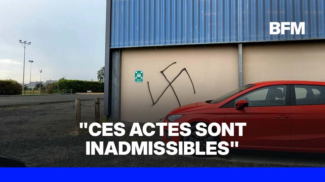 Sarthe: neuf tags néonazis et antisémites découverts à La Flèche