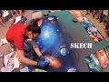 GIANT GALAXY Spray paint 3D picture