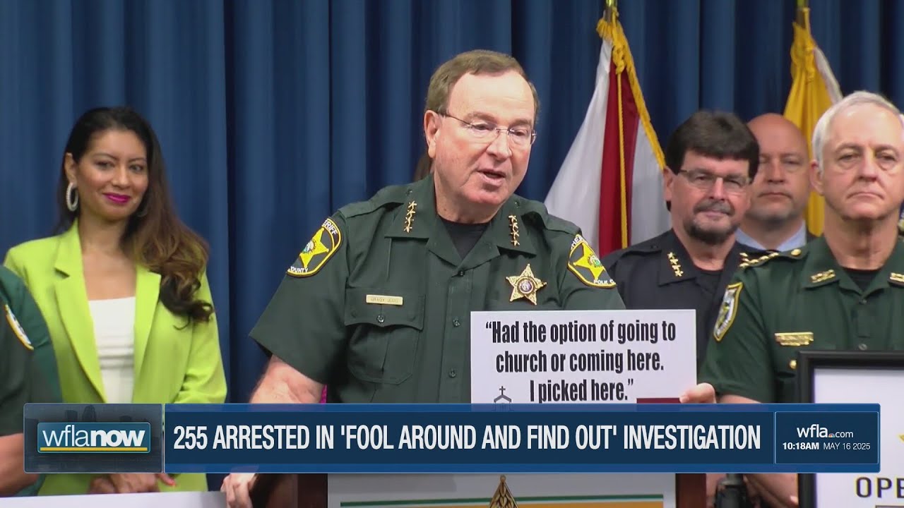 255 arrested in 'Fool Around and Find Out' undercover investigation