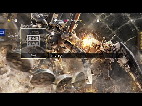MS Gundam Battle Operations 2 Theme 08 (February 2019) PSPlus PS4 Theme [JAPAN]