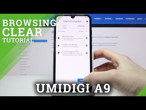 How to Clear Browsing Data in UMIDIGI A9 – Remove Advanced Browsing Data