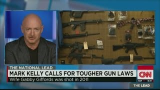 Mark Kelly calls for tougher gun laws