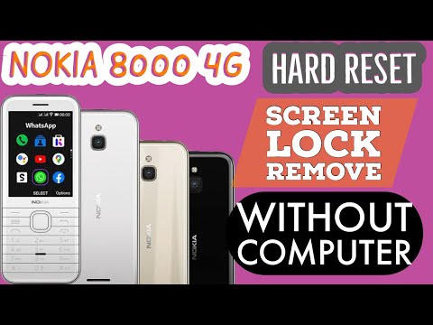 TA-1311 HARD RESET | NOKIA  8000 4G HANG ON LOGO FIX | SCREEN CODE REMOVE NOKIA 8000 4G | TA-1305 4G
