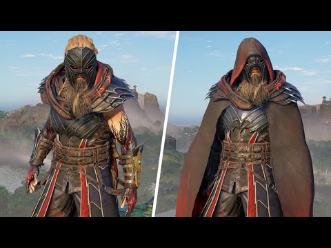 New Night Rogue (Ashen) Armor Set Showcase - Assassin's Creed Valhalla
