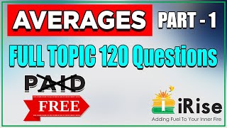 AVERAGE (సగటు), (PART-1) USEFUL FOR SSC |SI-CONSTABLE | BANK | RRB & OTHER COMPETITIVE EXAMS