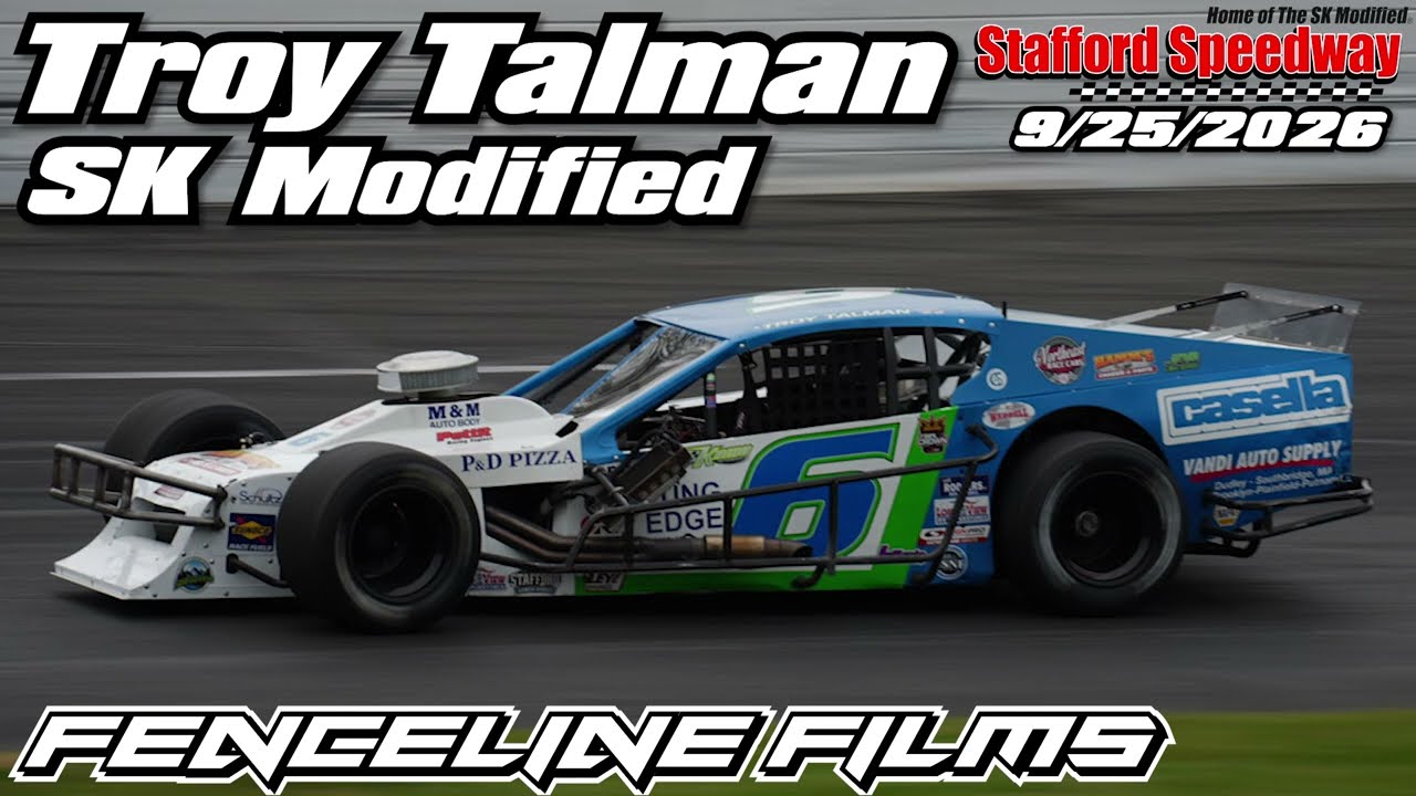 Troy Talman SK Modified Stafford Speedway 9/25/2026