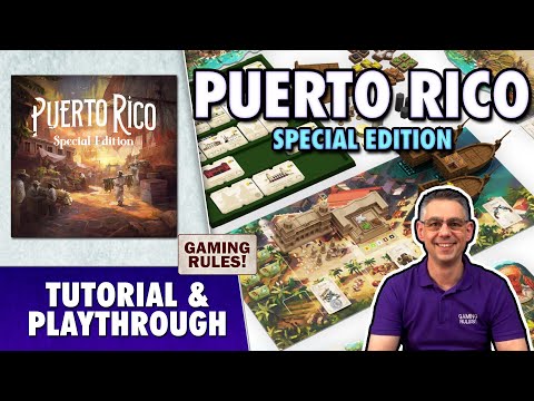 Puerto Rico: Special Edition - Tutorial & Playthrough