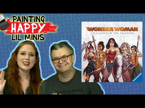 How to Paint Wonder Woman Miniatures | Painting Happy Lil Minis