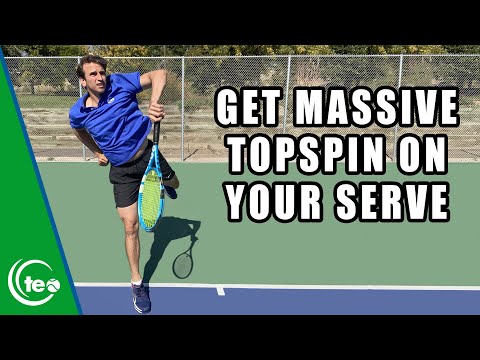Get Massive Topspin On Your Serve I TENNIS LESSON