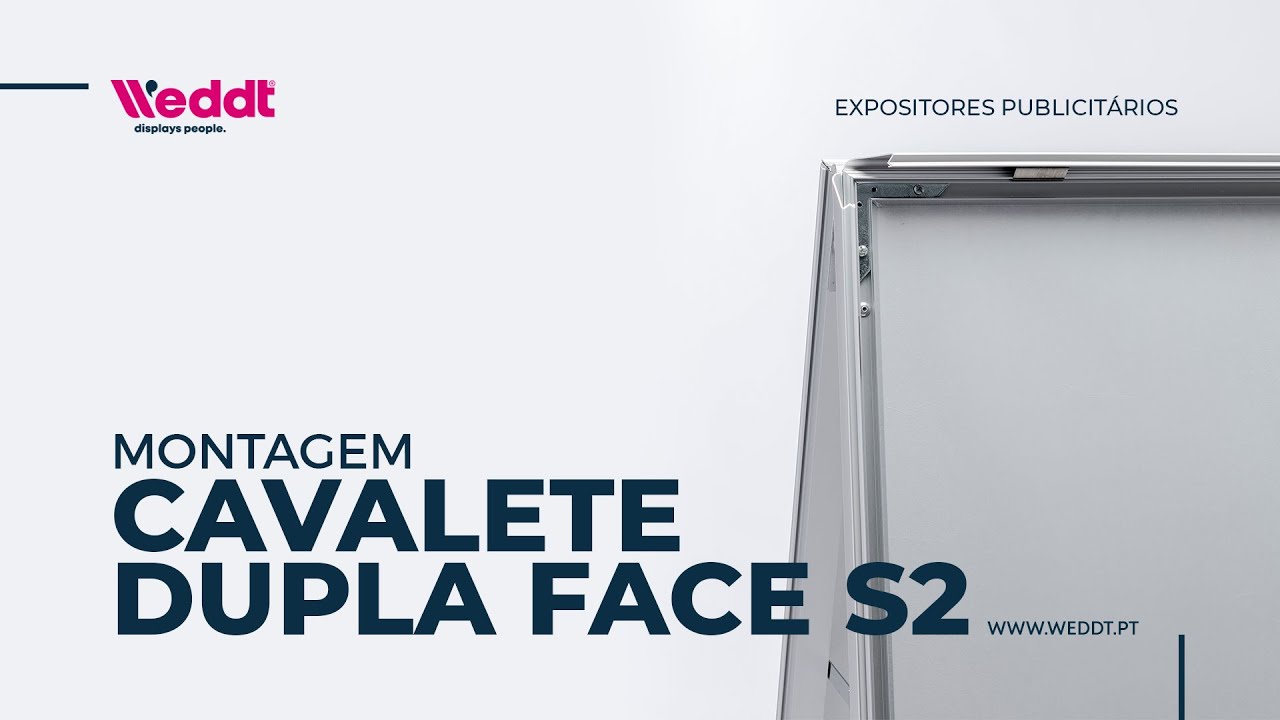 Montagem CAVALETE DUPLA FACE S2