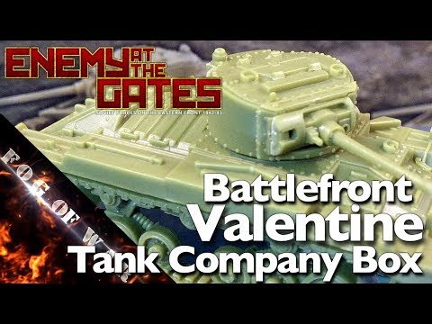 Review | Valentine Tank Company Box Set 1/100 Scale (15mm) | Flames of War
