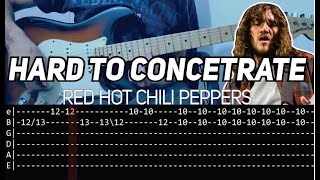 RHCP - Hard to concentrate (Guitar lesson with TAB)