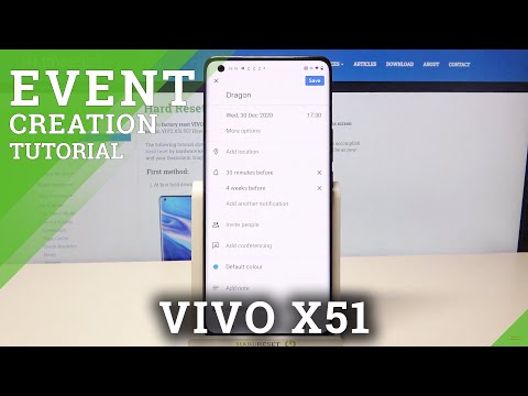How to Add Event to Calendar in VIVO X51 – Use Calendar