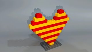 How To build a Lego Heart ❤️| Building Blocks Instructions | Diy #lego #diy #HeartBuild