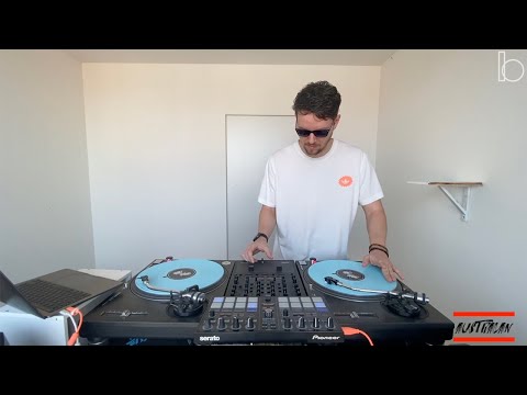 DJ AUSTRALAN performs routine with hip-hop samples