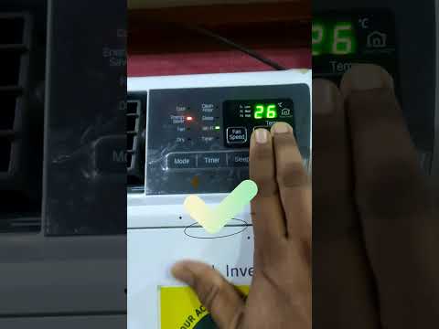 Reset clean filter lg window inverter AC