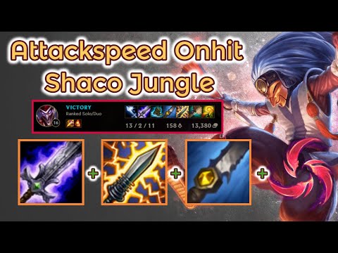 Attackspeed Shaco Jungle with BORK and Bloodrazor [League of Legends] Full Gameplay - Infernal Shaco