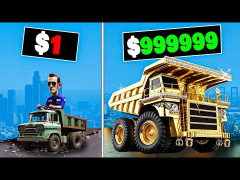 $1 to $1,000,000 Dump Truck in GTA 5