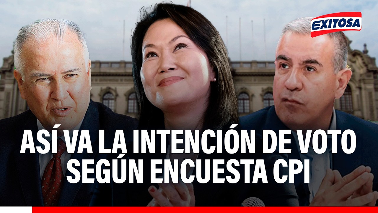 🔴🔵CPI: RLA, Keiko Fujimori y López Chau lideran intención de voto, mientras Wolfgang Grozo sube