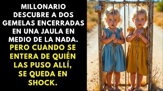MILLONARIO HALLA A DOS GEMELAS EN UNA JAULA. AL SABER QUIÉN LAS DEJÓ, SE QUEDA EN SHOCK.