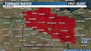 Severe risk has passed Mankato, continues north and east