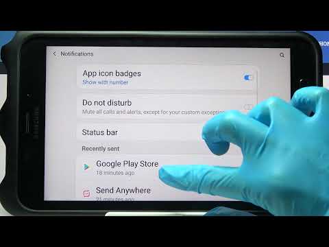 How to Turn On/Off App Notifications on SAMSUNG Galaxy Tab Active 2 – Manage Notifications