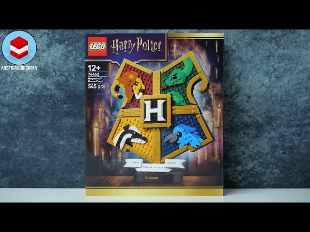 Vídeo relacionado con LEGO Harry Potter Escudo de Casa de Hogwarts de Juguete - Maqueta 3D con Animales - Decoración para la Pared del Dormitorio - Regalo de Cumpleaños para Niñas y Niños de 12+ Años y Adolescentes - 76462