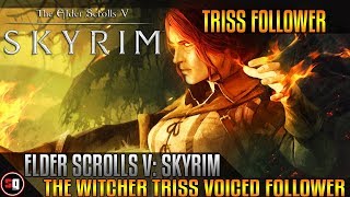 Skyrim Mod - The Witcher Triss Voiced Follower