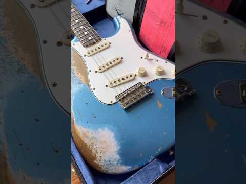 2025 Fender Custom Shop Stratocaster Pro SR25 Super Heavy Relic - Aged Lake Placid Blue image 24
