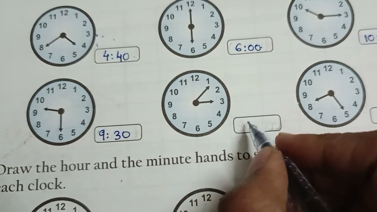 Clock worksheet exercises #maths#clock#learn #worksheetsforkids #worksheet #exercises #dav #davmaths