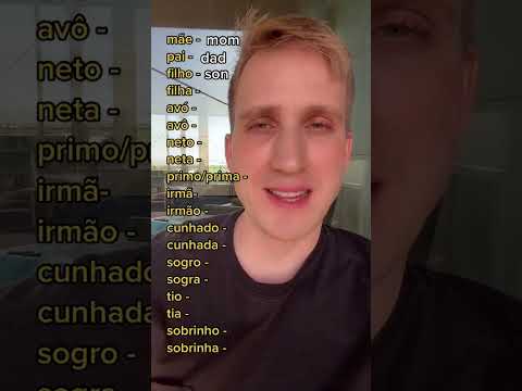 Família em inglês! 🤓