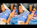 Actress Pranitha Subhash Shared Baby Delivery Video With Husband Nitin Raju