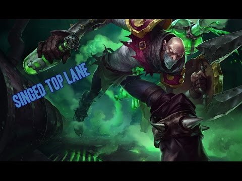 Singed Top Lane Gameplay Commentary
