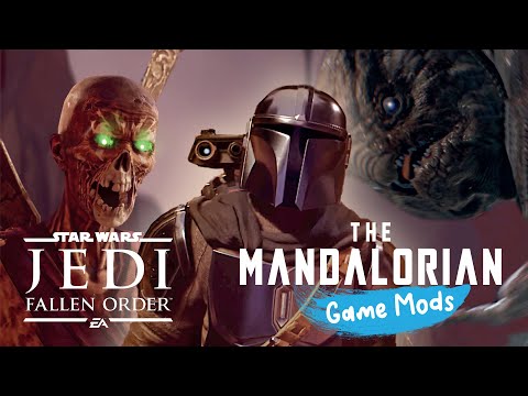 The Mandalorian vs Zombies vs Giant Bat (Star Wars: Fallen Order) on a MAC.