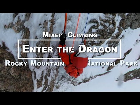 Enter the Dragon | Mixed climbing in RMNP (Rocky Mountain National Park)