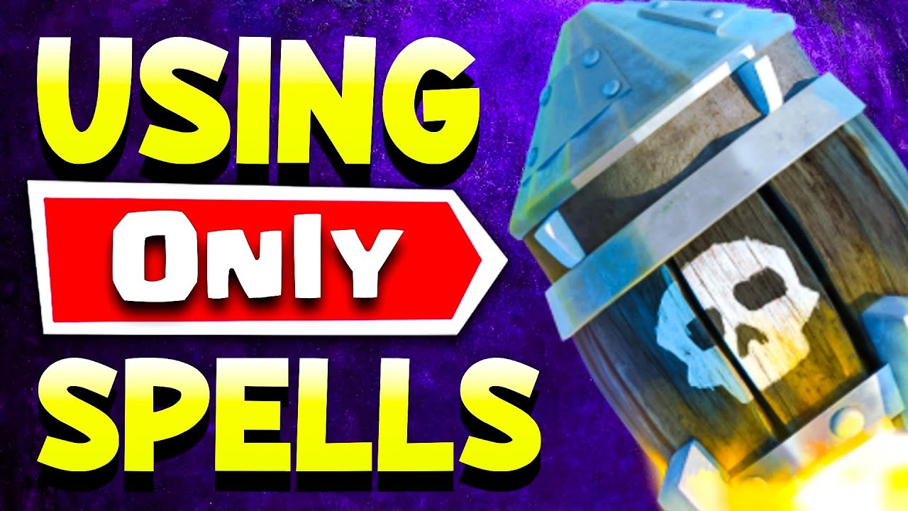 Can I BEAT Clash Royale Using ONLY Spells?