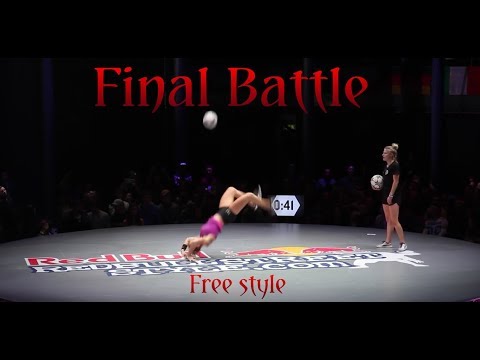 Final football Freestyle Wanita Cantik Melody Vs Aguska