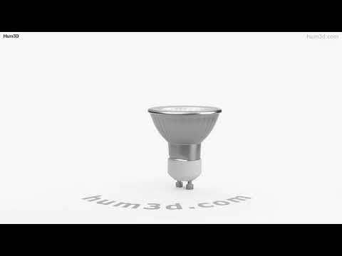 Halogen Light Bulb 3D model by 3DModels.org