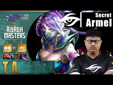 BB vs SECRET | ARMEL INSANE 10-0 MID LANE TA CARRIED TEAM SECRET OMG | RIYADH MASTERS 2023 Highlight