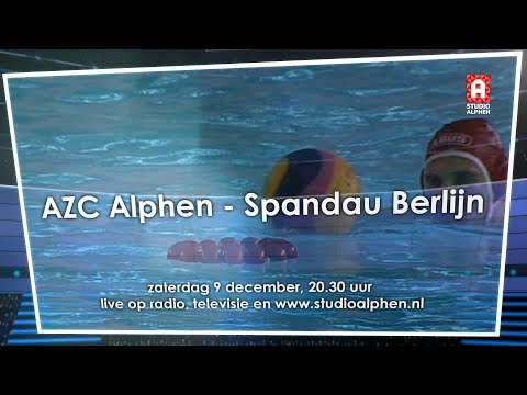 Promo AZC Alphen - Spandau '04 Berlin (LEN Champions League)